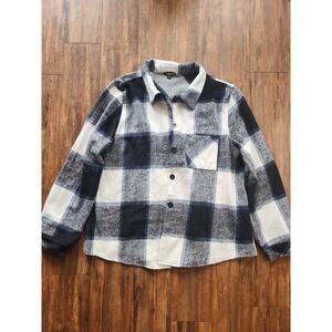 Flannel shirt jacket womens size 3x.